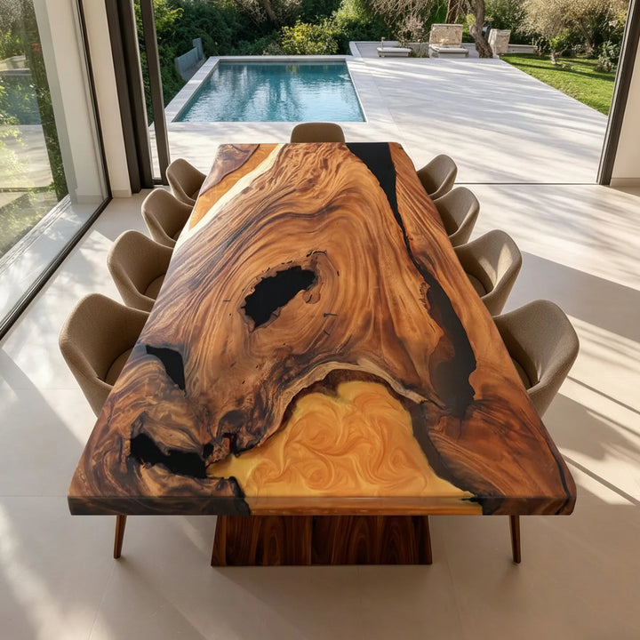 Scottsdale Golden Walnut Dining Table by Thomas Dawn