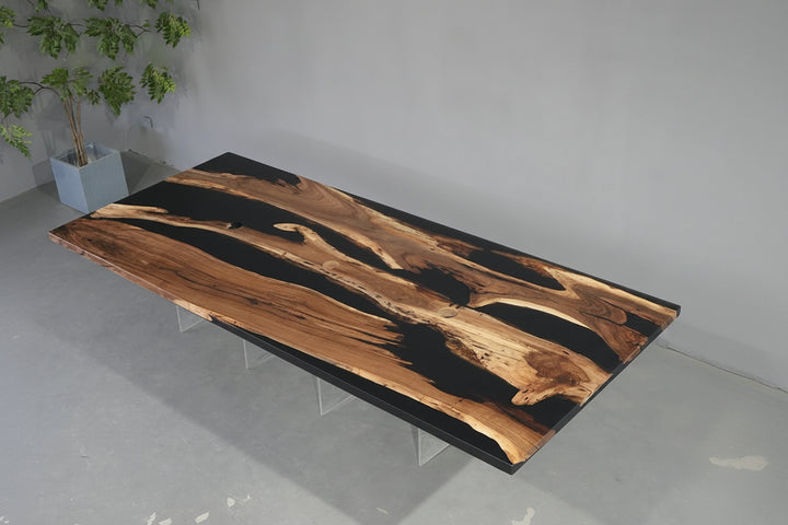 Black Walnut Power Conference Table by Thomas Dawn