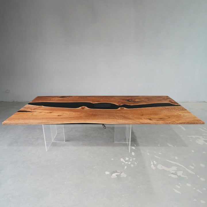 Minimalist Walnut Conference Table by Thomas Dawn